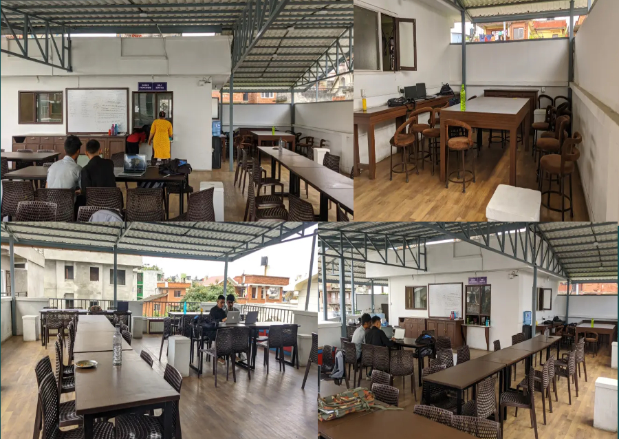 rooftop cafeteria